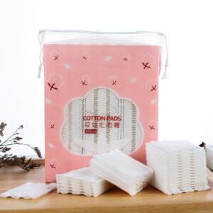 3 Layer Cosmetic Square Cotton Pads 222pcs/bag