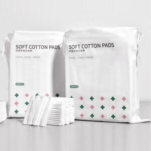 3 Layer Cosmetic Cotton Rounds Custom Packaging 200pcs/bag