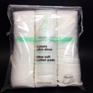 Double-sided Design Edge-locked 3 Layer Cosmetic Cotton Rounds 225 Count