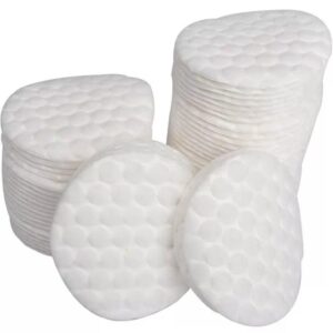 Custom Packaging 3 Layer Dot Embossed Cosmetic Cotton Rounds 200pcs/bag
