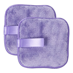 Premium Purple Microfiber Face Sponge Reusable Soft Facial Cleaning Puff
