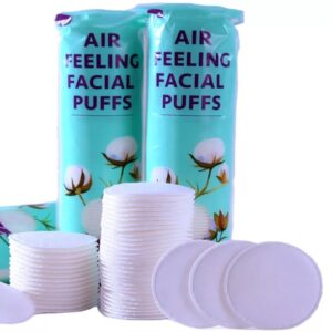 3 Layer Cosmetic Cotton Rounds with Edge-locked 80pcs/bag