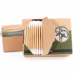 Tear-open Paper Box Bamboo Stick Cotton Swabs 200 Count
