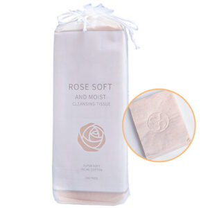 Rose Soft Thick Cleansing Tissue Cosmetic Facial Cotton Pads 100pcs/pack