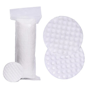 3 Layer Wafer Embossed Cosmetic Cotton Rounds 80pcs/pack