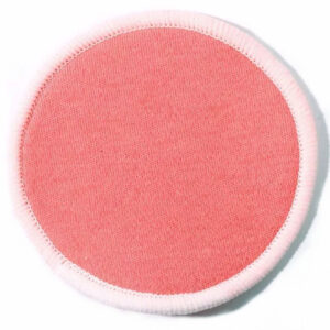 100% Cotton Facial Pads Reusable Makeup Remover Cotton Rounds (Red)