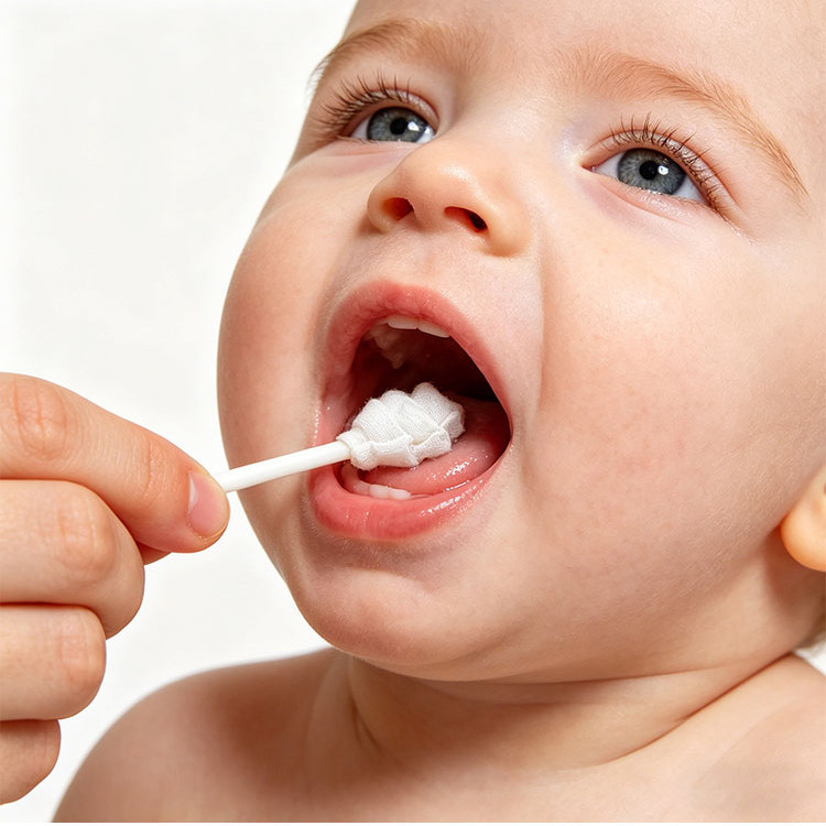 Baby Oral Gauze Cleaner Paper Rod (Spiral Shape) - Image 5